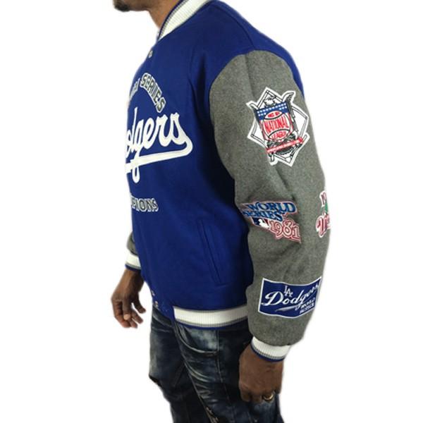 ロサンゼルス ドジャース リバーシブル ジャケット La ブルー 青 スタジャン ジャンパー Mlb Jhデザイン メンズ 野球 メジャー Jk347 Buyee Buyee Japanischer Proxy Service Kaufen Sie Aus Japan