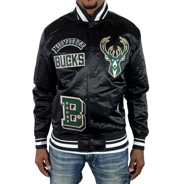 PRO STANDARD Milwaukee Bucks SUBLIMATED SATIN JACKET