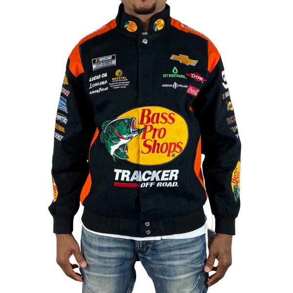 JH Design NASCAR Twill Jacket Bass Pro Shops Austin Dillon バス
