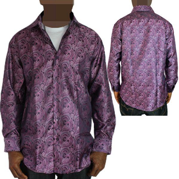 ペイズリー柄 ボタンシャツ メンズ パープル Lbs ８０ 一万円以上送料無料 Buyee Buyee Japanese Proxy Service Buy From Japan Bot Online