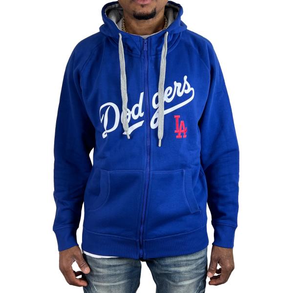 Antigua LA Dodgers ロゴ ジップアップ フーディー ロサンゼルス