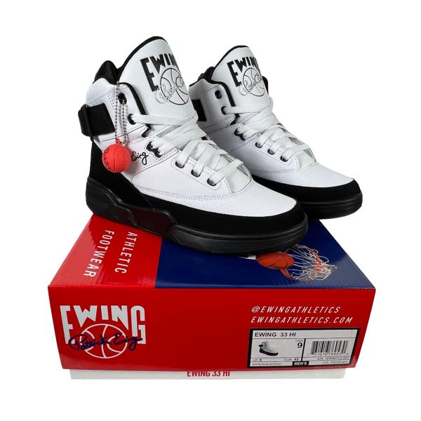 Patrick Ewing 33 HI White Black Silver スニーカー 白 黒 シルバー