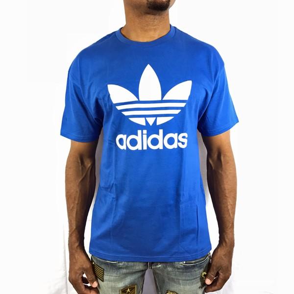 アディダス オリジナルス トレフォイル Tシャツ Adidas 三つ葉 半袖 トップス ストリート 青 ブルー メンズ Tsa103 Tsa103 New Edition Hiphop 通販 Yahoo ショッピング