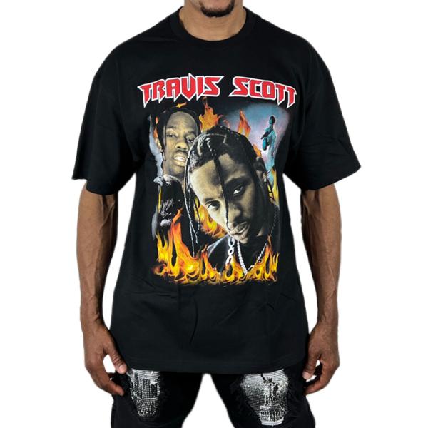 THREADS ON DEMAND Tシャツ TRAVIS SCOTT トラヴィス FLAME THREADS ON DEMAND Tシャツ TRAVIS SCOTT トラヴィス FLAME