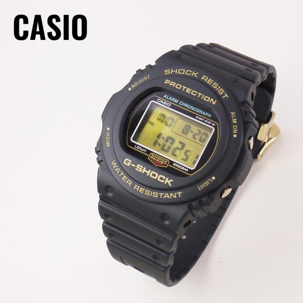 訳あり箱つぶれ 35周年記念限定 CASIO カシオ G-SHOCK Gショック DW-5735D-1B ブラック×ゴールド 腕時計 海外モデル メンズ