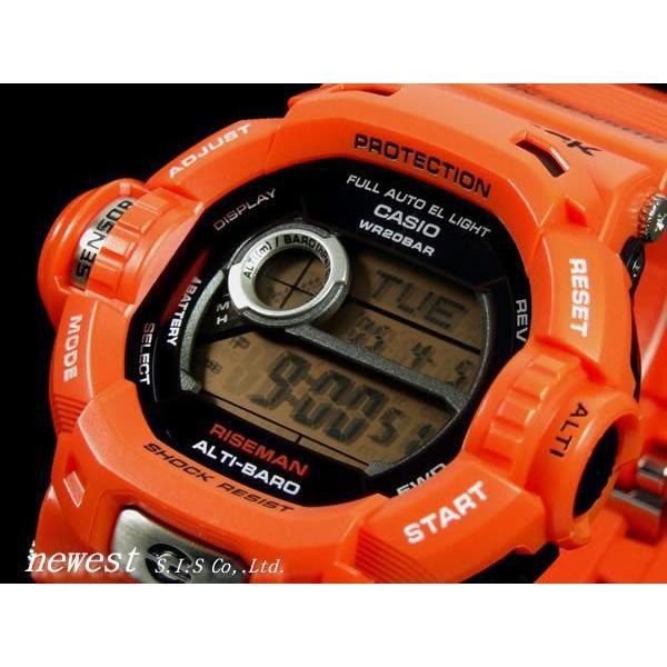 CASIO カシオ 腕時計 G-SHOCK ジーショック Gショック RISEMAN ライズマン G-9200R-4 レスキューオレンジ 海外モデル