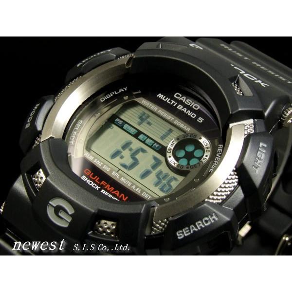 CASIO カシオ 腕時計 G-SHOCK Gショック Master of G GULFMAN ガルフマン MULTI BAND 5  GW-9100-1 タフソーラーX5局電波時計 海外モデル