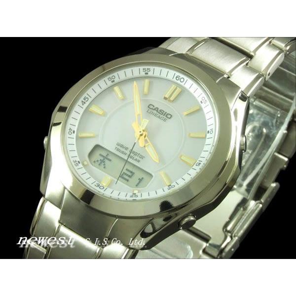 CASIO カシオ 腕時計 WAVE CEPTOR ウェーブセプター LINEAGE リニエージ LCW-110TDJ-7AJF タフソーラー ×  電波時計 チタン ホワイト 国内正規品