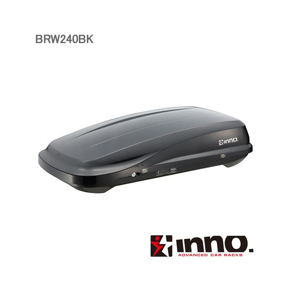 INNO カーメイト ルーフボックス リッジトランク240 BRW240BK ブラック  