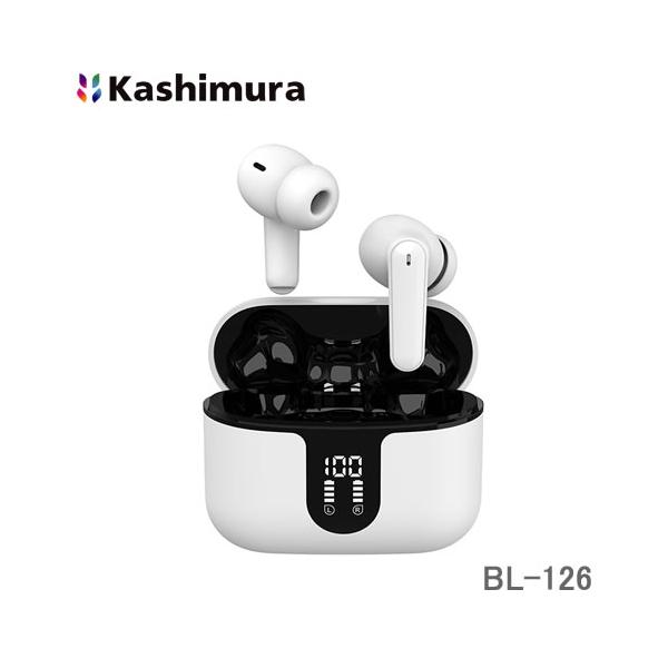 カシムラ BL-126 スマート完全ワイヤレス ステレオイヤホン ANC機能
