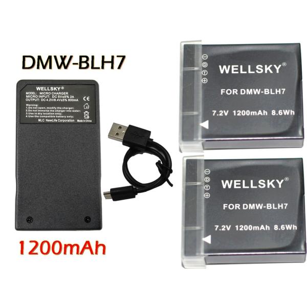 DMW-BLH7 ݊obe[ 1200mAh 2 + DMW-BTC9 DMW-BTC12 y USB Type C } ݊[d obe[`[W[  1 Panasonic pi\jbN