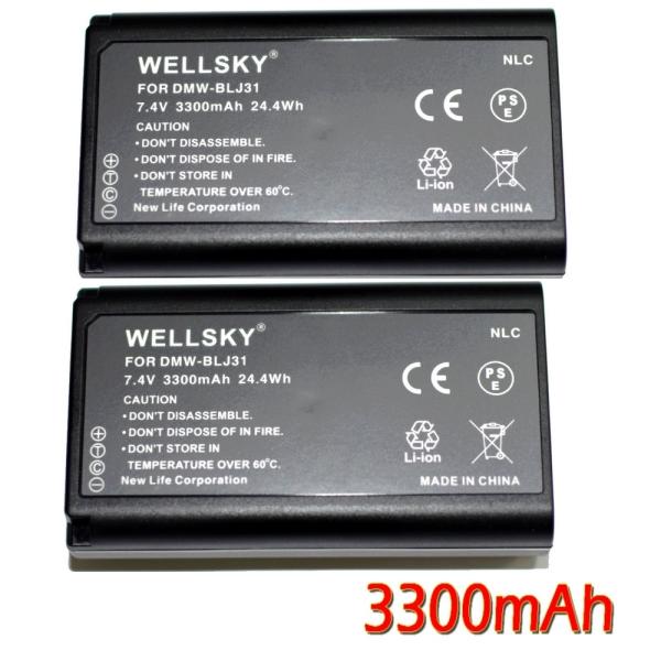 DMW-BLJ31 2Zbg ݊obe[ 3300mAh [  [d obe[`[W[ ŏ[d\ cʕ\\ ] Panasonic pi\jbN