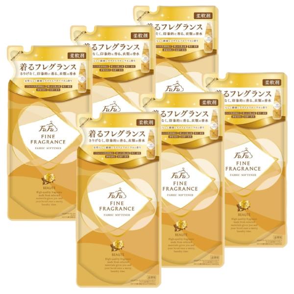 他サイト： ファーファ 柔軟剤 ファインフレグランス ボーテ 詰め替え 500ml 6個セット 香水調 プライムフローラル 濃縮 高級 消臭 抗菌 まとめ買い セットの商品画像