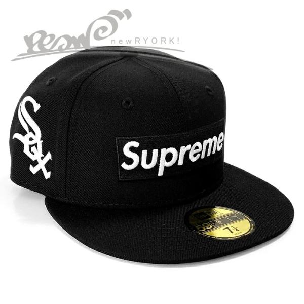 送料無料 メンズ キャップ ブラック Supreme シュプリーム MLB Teams