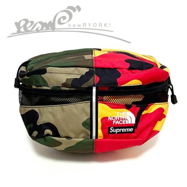 Supreme レッドカモフラージュ ボディバッグ バッグ