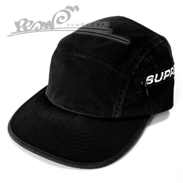 supreme キャップ Supreme（シュプリーム） 送料無料 メンズ キャップ ブラック Side Zip