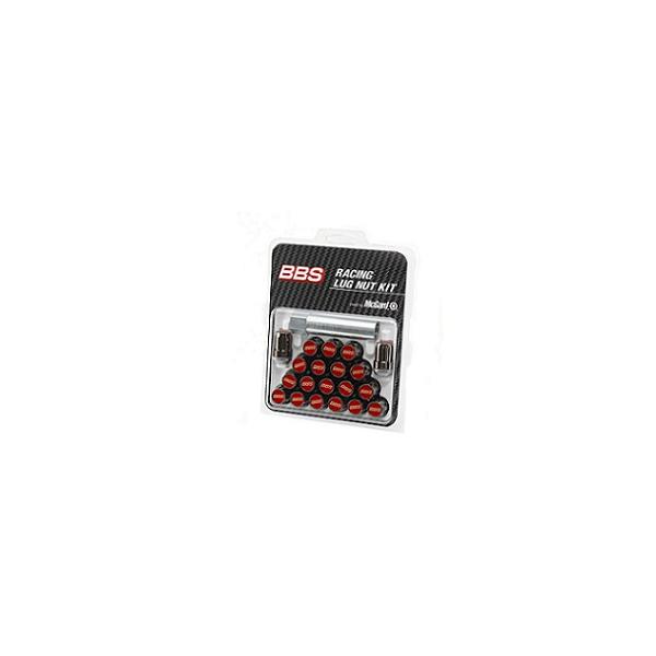 BBS ビービーエス Racing Lug Nut(Black×Red)レーシングラグナット