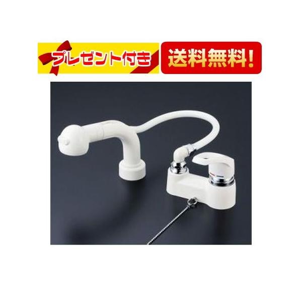 KVK KM8008SL KVK 水栓金具 シングルレバー式 洗髪シャワー KF337SLの