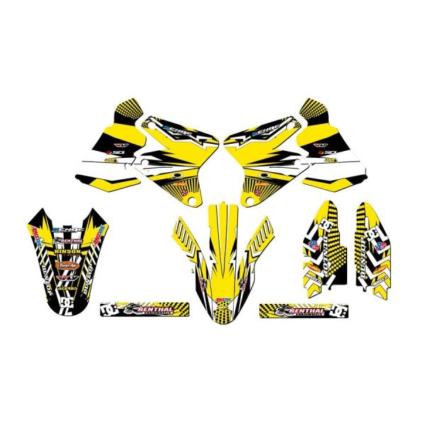 2005-2023 DRZ 400 SM MAYHEM Yellow Senseグラフィックスベースキット