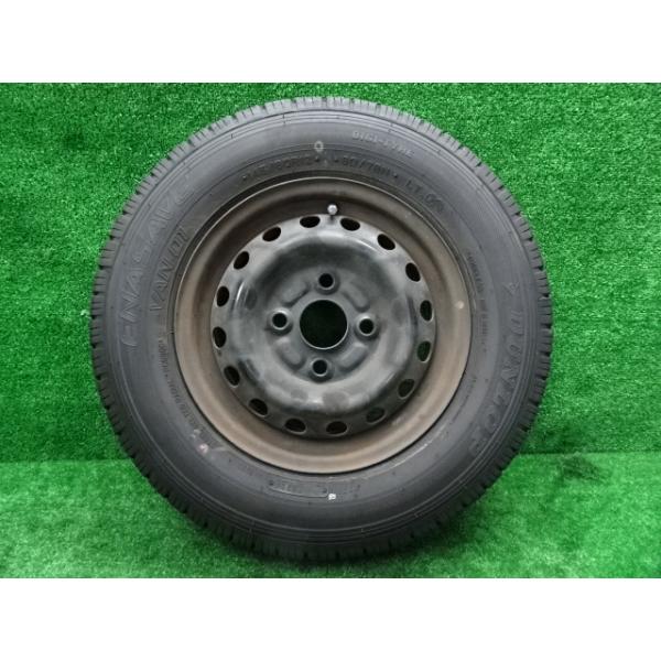 新車外しホイールタイヤ４本セット 今年の6月納車のダイハツS710Vハイゼットカーゴクルーズ標準装備品です。2022年製です。 新車外しホイールタイヤ4本セット 今年の6月納車のダイハツS710V