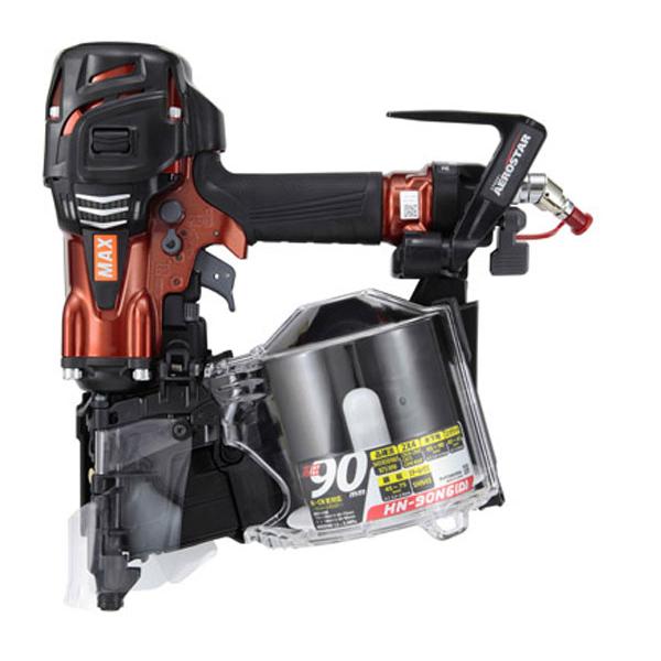 マックス〈MAX〉HN-90N6(D)-R 高圧釘打機 スーパーネイラ マイスター  
