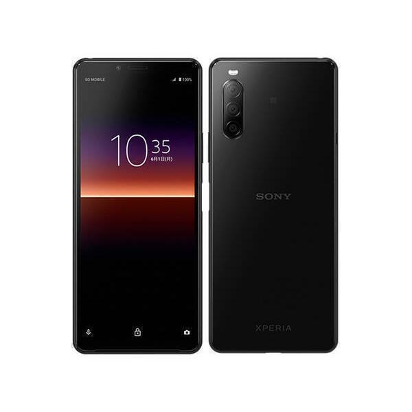 新品SIMフリー品】AU Xperia 10 II SOV43 Black 白ロム品 新品未使用品