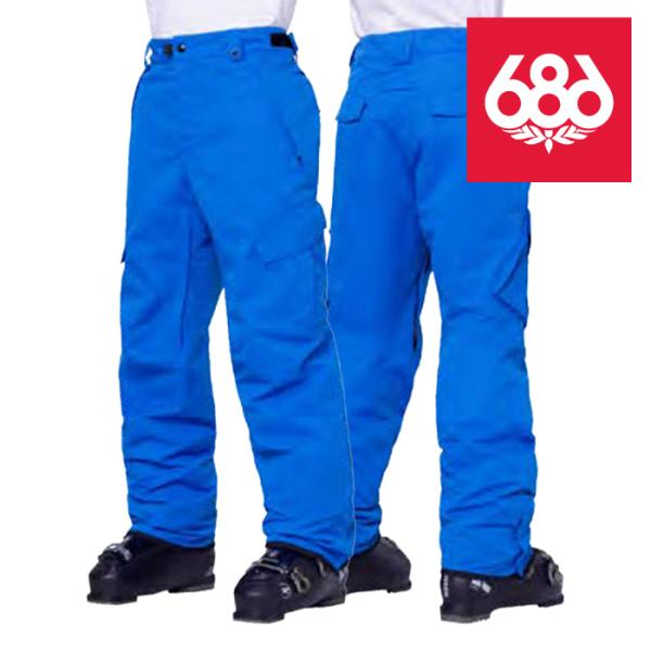 日本正規品 スノーボード ウェア パンツ シックスエイトシックス 686 MEN'S INFINITY INSULATED CARGO PANT Blue Slush メンズ 男性 カーゴパンツ 23-24