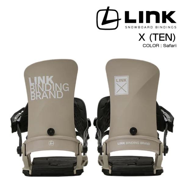 日本正規品 スノーボード ビンディング リンク LINK X (TEN) Safari