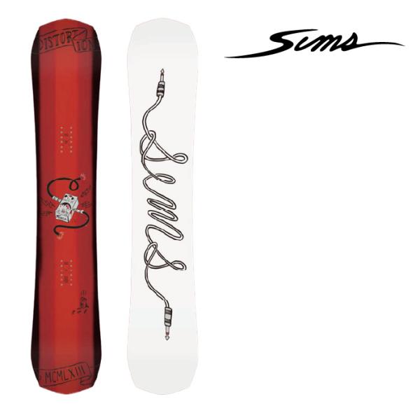シムスディストーション スノーボード 赤 SIMS 日本正規品 スノーボード 板 シムス SIMS DISTORTION Camber