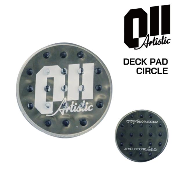 爆買 日本正規品 ゼロワンワン アーティスティック 011 ARTISTIC DECK PAD CIRCLE White スノーボード デッキパッド ホワイト 23-24