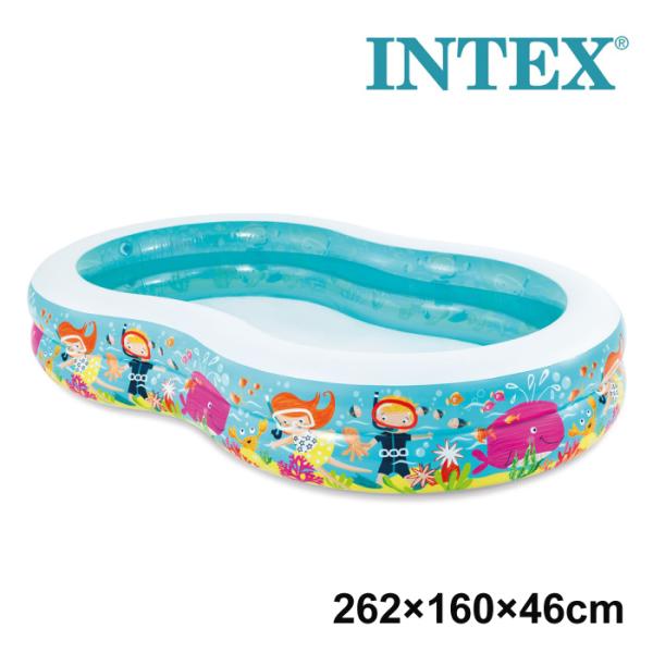 日本正規品 インテックス INTEX スイムセンターパラダイスシーサイドプール U-56490 ビニールプール 家庭用プール