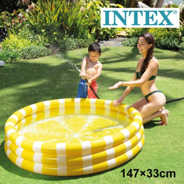 ビニールプール インテックス INTEX ゼスティーレモンプール U-58432 家庭用プール 庭 ベランダ