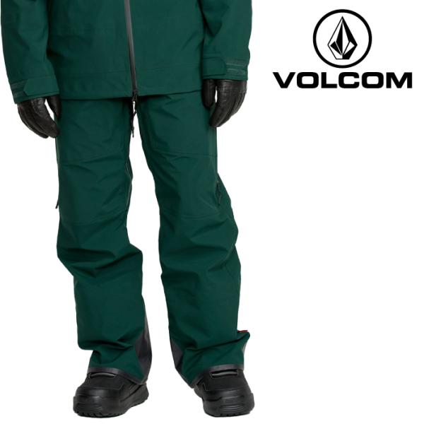 VOLCOM GORE-TEX スノーボードパンツ オリーブグリーン　メンズ　S VOLCOM GORE-TEX スノーボードパンツ オリーブグリーン メンズ S