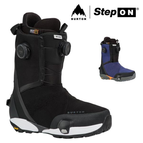 日本正規品 スノーボード ブーツ バートン BURTON MENS WAVERANGE X STEP ON Black・Selvedge Blue ウェイブレンジ エックス ステップオン メンズ 26-27