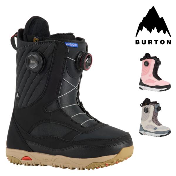 日本正規品 スノーボード ブーツ バートン BURTON LIMELIGHT BOA Black・Black Pink・Gray ライムライト ボア レディース 26-27
