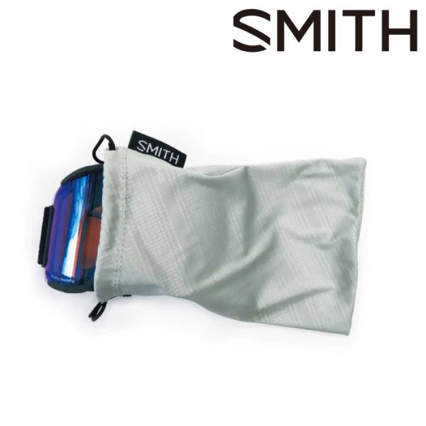 ネコポス発送 日本正規品 ゴーグル スミス SMITH MICRO FIBER GOGGLE BAG Gray ゴーグルバッグ スノーボード スキー 26-27