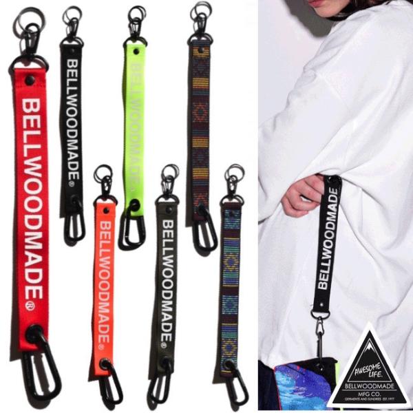 【Bellwood Made】ベルウッドメイド AWESOME KEY STRAP キーストラップ 鍵 カラビナ ナ キーホルダー オリジナル ワンダレック 肩掛け アウトドア お出かけ