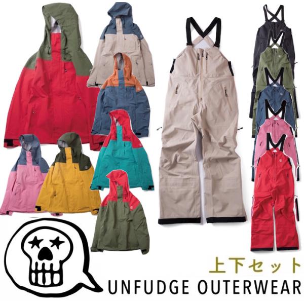 unfudge】アンファッジ 23-24 PEEP JACKET PEEP BIB PANTS ウェアー  