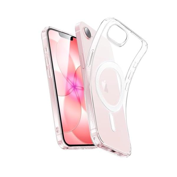 【究極薄型・軽量】ESR iPhone 17e ケース MagSafe対応 iPhone16eケース 柔軟 いphone17e用 米軍MIL規格 衝撃吸収 耐衝撃 薄型カバー 黄ばみ防止 耐