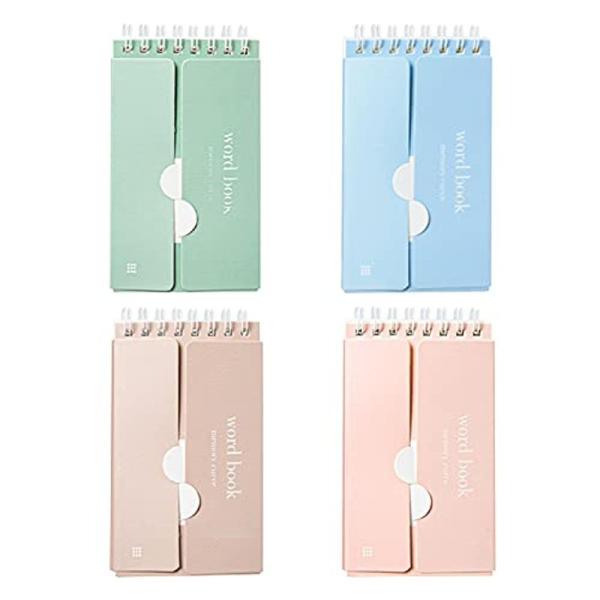単語帳 カード帳 コンパクトサイズ 1セット8冊入り 文房具勉強に