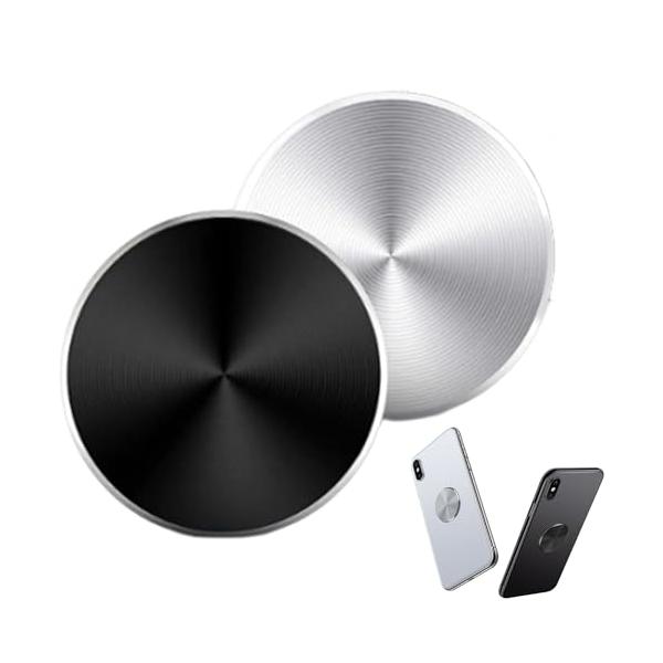【セット内容】：2枚の円形メタルプレート（ブラックとシルバー）で、日常生活のニーズに対応します。【円形設計】：金属板の厚さは1 mm、直径は32 mmである。この携帯電話スタンドの金属板はかわいい円形に設計されているので、表★★商品保証につ...