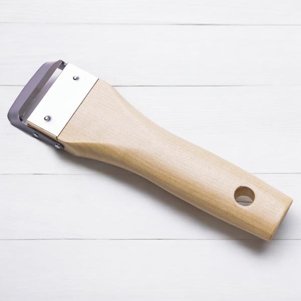 【木製皮引き専用調理器】　板前さん