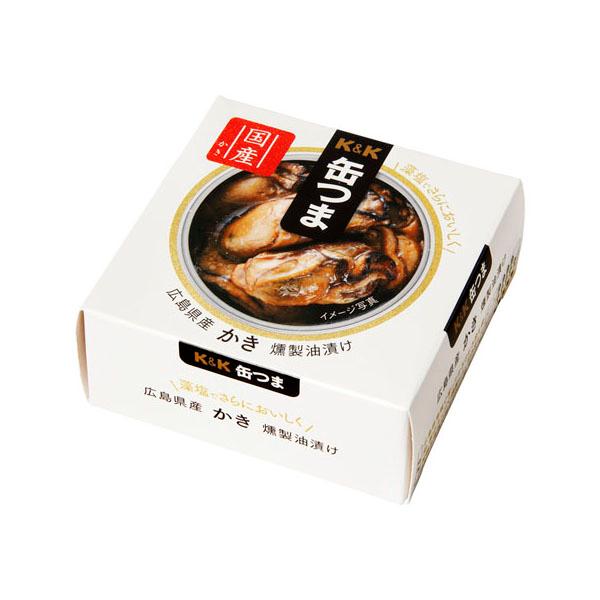 缶つま　広島県産　かき燻製油漬け 60g (単品) 父の日