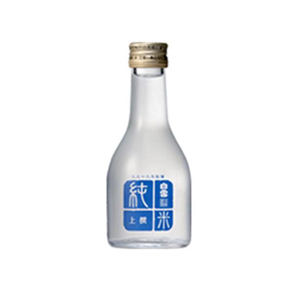 小西 白雪 上撰 純米酒 プリント瓶 180ml （単品/1本） : 世界の