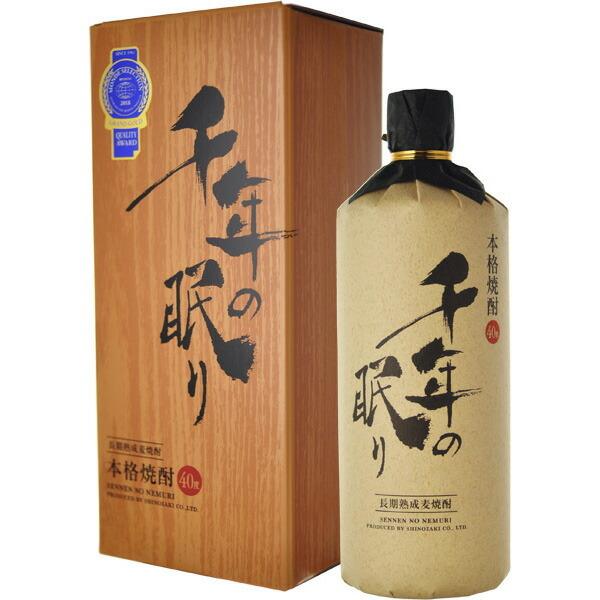 千年の眠り 長期樫樽貯蔵 古酒 麦焼酎 40度 720ml :212000720505:世界のお酒 ニューヨーク - 通販 - Yahoo!ショッピング 千年の眠り 長期樫樽貯蔵 古酒 麦焼酎 40度 720ml :212000720505:世界のお酒 ニューヨーク - 通販 - Yahoo!ショッピング
