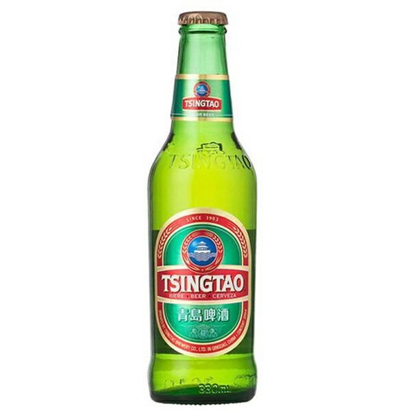 青島ビール　330ml　瓶（単品/1本） 海外ビール 輸入ビール ギフト 贈り物 敬老の日
