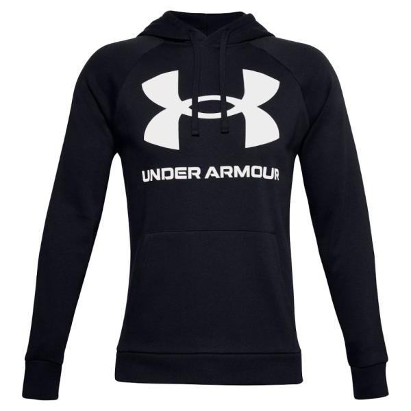 (UNDER ARMOUR）UNDER ARMOUR ＵＡ　Ｒｉｖａｌ　Ｆｌｅｅｃｅ　Ｂｉｇ　Ｌｏｇｏ　ＨＤ トレーニングウエア スウェットパーカー 1357093-001BLK
