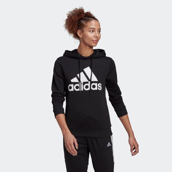 (アディダス）adidas Ｗ　ＥＳＳ　ビッグロゴ　スウェ　ットフーディ トレーニングウエア スウェットパーカー 29049-GM5514　冬　クリアランス