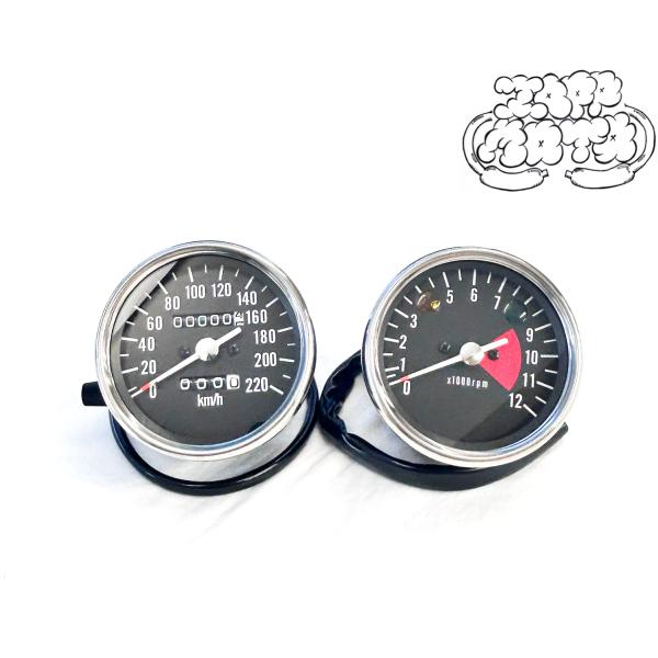 H1 500SS 初期 純正タイプ スピード&タコ メーターASSY セット H1 500SS 初期 純正タイプ スピード&タコ メーターASSY セット