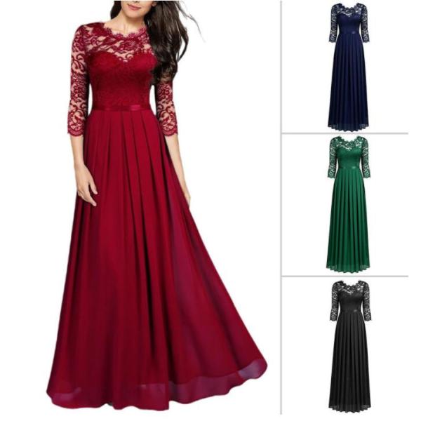 パーティードレス 代 30代 40代 50代 結婚式 ワンピース 大きいサイズ 袖あり フォーマル ロングワンピース お呼ばれ ドレス 服装 服 女性 二次会 親族 F Pxjce Next City 通販 Yahoo ショッピング